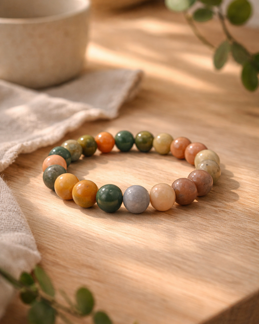 Indian Agate Bracelet